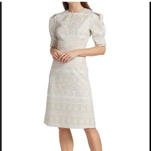 Brand new with tags Rickie Freeman by Teri Jon dress size 8, gold brocade